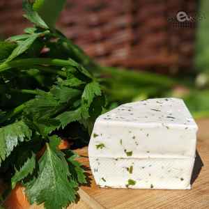 Kozi ser podpuszczkowy  z czosnkiem niedźwiedzim 160g