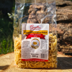 Makaron domowy 4-jajeczny Świderki 500 g