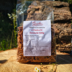 Makaron bezjajeczny z PŁASKURKI Świderki 500 g